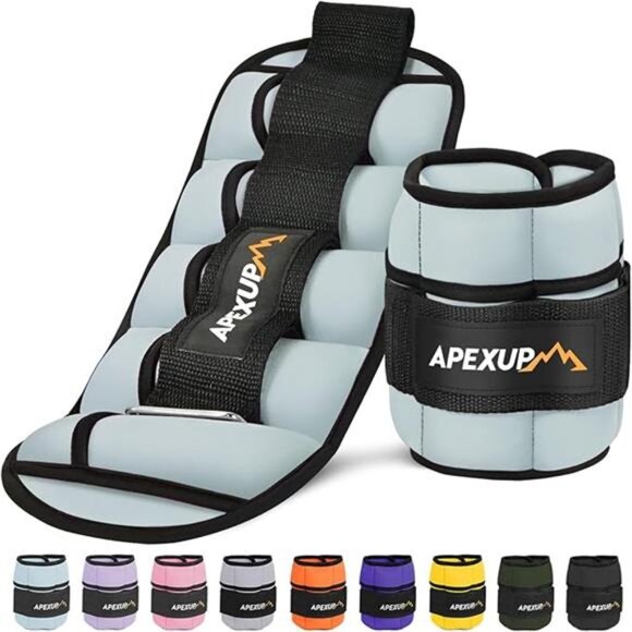APEXUP 10lbs/Pair Adjustable Ankle Weights for Women and Men, Modularized Leg - Picture 7 of 7